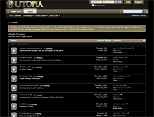 Tablet Screenshot of forums.utopia-game.com